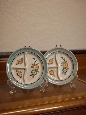 *VINTAGE* DIVIDED TRINKET RING DISH (JAPAN TEA SET PLATE)