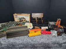 Tyco Model Power Train Lot With Mixed Gauges Brand Track Pieces Accessories