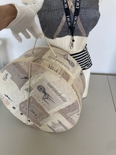 Beautiful Vintage Paper Hatbox, Original String Closure. As shown. Display Ready