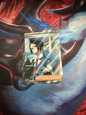 Cheren 258/217 Full Art Trainer Ultra Rare Holo Ascended Heroes Pokemon TCG