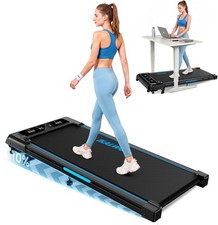 4in1 Walking Pad Treadmill with 10 Incline Up to 6.2MPH with Full Screen LED di