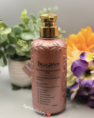 Bella White Whitening Body Lotion Papaya Glycolic & Vit C 500ml Super Maxitone
