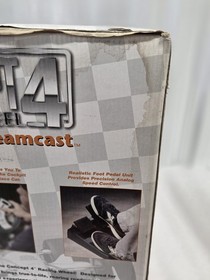 Sega Dreamcast Interact Concept 4 Racing Wheel Driving Wheel & Foot Pedal NEW.
