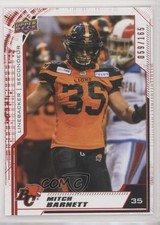 2020 Upper Deck CFL Red 59/165 Mitch Barnett #52 04zi