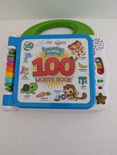 Leap Frog Learning Friends 100 Words Book English Spanish Tested WORKS