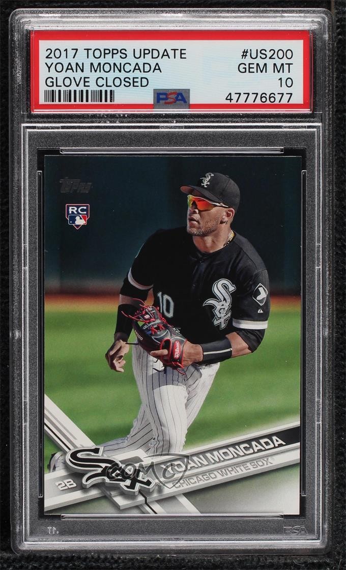 2017 Topps Update Yoan Moncada (Fielding; Facing Left) #US200 PSA 10 GEM MT 0d69