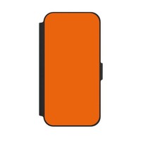 KlapphüLle FüR Apple Iphone 12 Farbe Einfarbig Orange