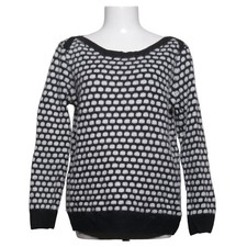 Gharani Strok, Strickpullover, Größe: 40, Schwarz/Weiß, Angora/Polyamid #F5h