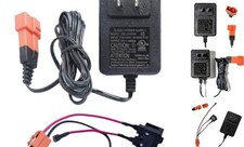 12 Volt Battery Charger for Ride On Toys and Battery Wire 12V Kids Ride On Car