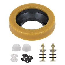 Thick Wax Ring Gasket Toilet Bowl Fittings Kit Universal Odor Watertight Seal