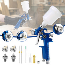 Blue Mini Air Spray Gun 0.81.0mm Detail Repair 1.41.72.0mm For Home Car Paint