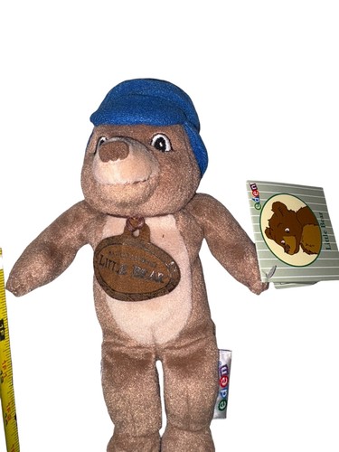 Vintage EDEN Tag Maurice Sendak Little Bear Bean Bag 8" Stuffed Plush 2000 RARE - Afbeelding 1 van 4