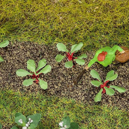 28 plants de Rhubarbe-HO-1/87-FALLER 181273 | Condition: Neuf