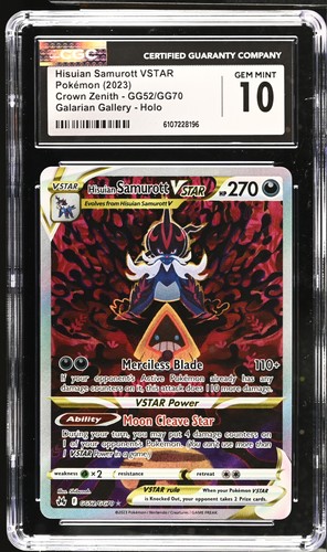 Hisuian Samurott VSTAR graded CGC 10 for sale on eBay