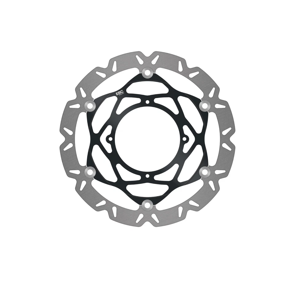 Disco de freno delantero para HONDA CR 500 R 1992-1994 320mm con soporte EBC Foto 2 de 4