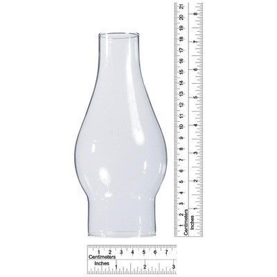 Replacement Oil Lamp Chimney - Clear Glass