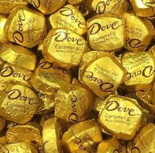 DOVE - MILK CHOCOLATE CARAMEL INDIVIDUALLY WRAPPED-LIMITED VALUE BULK BAG NOW  