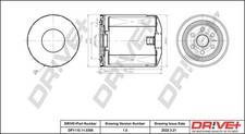 Dr!ve+ Ölfilter DP1110.11.0306 für FORD MAZDA METROCAB TOYOTA VW
