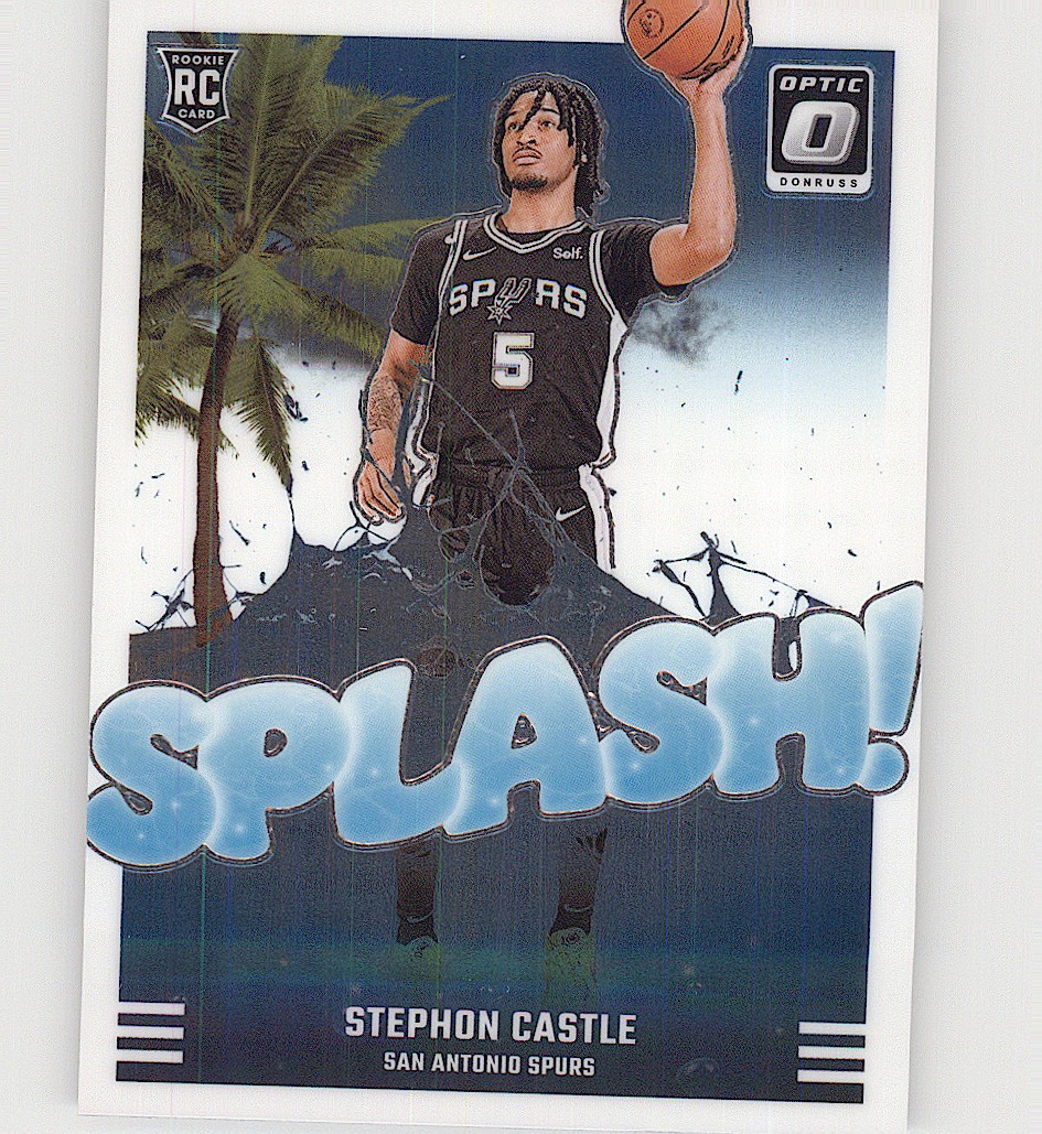 2024-25 Donruss Optic #14 Stephon Castle Splash!
