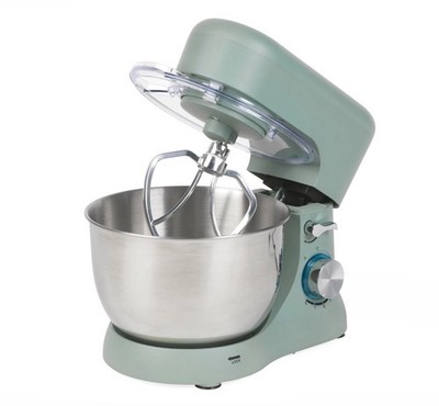Progress Elektrischer Standmixer 8 Geschwindigkeiten Edelstahl 4L Schüssel Go Bake Türkis