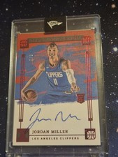 2023-24 Panini Impeccable Jordan Miller RC Rookie On Card Auto /8 LA Clippers