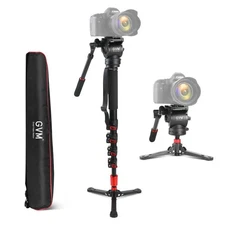 GVM Tripod for Camera 74.8" Tall Camera Tripod Monopod, Professional Heavy Du...