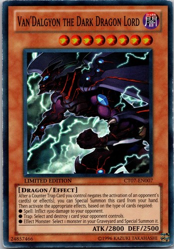 Van'Dalgyon the Dark Dragon Lord CT07-EN007 card