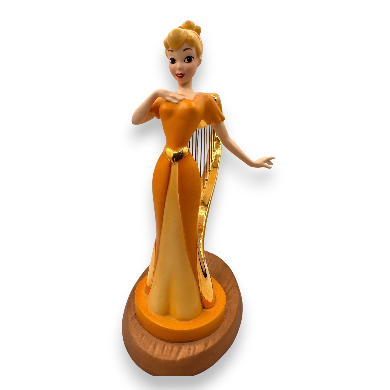 WDCC "Beautiful Diversion" Singing Harp Mickey and the Beanstalk Harp Figurine