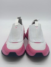 Champion Womens White  Pink Mesh Slip-On Sneakers Size 6 Lightweight Athletic S