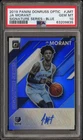 2019 Donruss Optic Ja Morant RC Signature Series Blue PRIZM 23/25 PSA 10