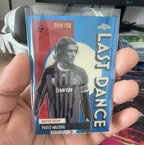Topps 2026 Topps Chrome Soccer Paolo Maldini Last Dance LD-11 099/150
