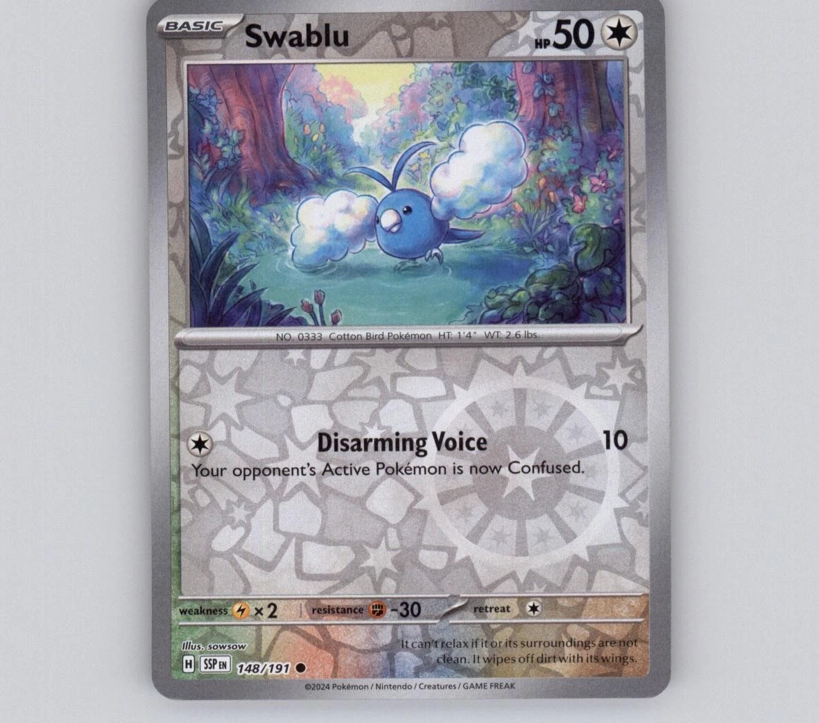 Swablu In Pokémon Individual Trading Cards for sale | eBay