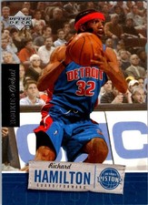 Richard Hamilton 27 Upper Deck Rookie Debut Refractor LP Sports Card. rookie card picture
