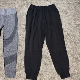 Victoria&rsquo;s Secret PINK Active Leggings + sweat pants Lot 2 Size M Gray and black
