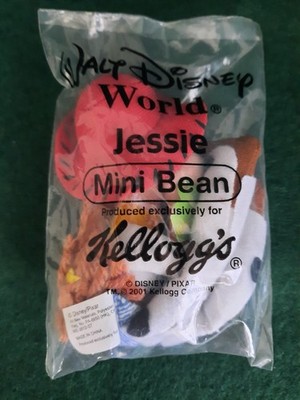 Vintage 2001 Kellogg s Walt Disney World Jessie Mini Bean in Sealed Bag