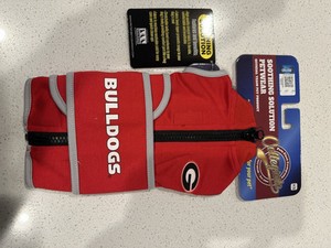 New NCAA Dog Cat Anxiety Calming Soothing Pet Vest UGA Georgia Bulldogs XS Puppy
