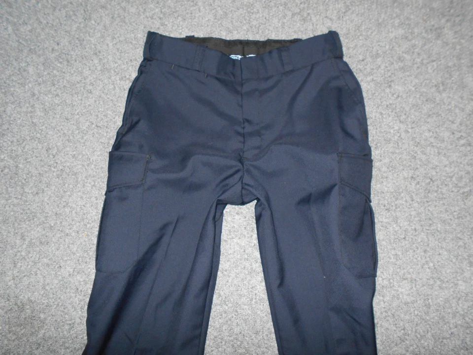 FLYING CROSS 47680 NEW! MENS 34 REG NAVY LAPD JUSTICE WOOL BLEND PANTS         - Image 2 of 4