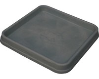 Blumentopf Untersetzer Geli Bianca Kunststoff 36 X 36 X 4 Cm Anthrazit