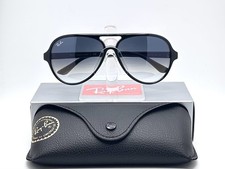 Ray-Ban Cats 5000 RB4125 59mm Aviator Sunglasses - Black / Gray Gradient Lens