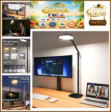 LED Desk Lamp 40 Inch Tall 50 Light Modes CRI 97 Dimmable Timer Flexible