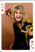 Ozzy Osbourne Black Sabbath Frontman Playing Card 6 P