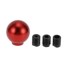 Round Ball Shift Knob Universal Gear Shifter Knob Aluminum Alloy Stick Red