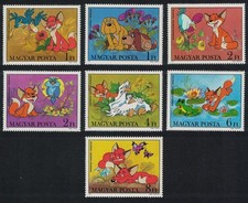 Vuk the Fox Cub cartoon character 7v Hungary 1982 MNH SG#3463-3469