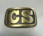 Confederate states Belt Plate Solid Brass Reproduction Made By Parsleys Brass