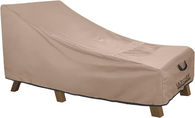 ULTCOVER Waterproof Patio Lounge Chair Cover Heavy Duty Outdoor Chaise Lounge Co