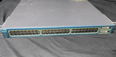 Working Cisco Catalyst 3550 48-Port Ethernet Switch WS-C3550-48-SMI w/Ears
