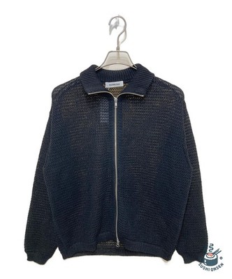 MONKEY TIME Linen Driver's Knit Size: S Black Men 8328-1-000001