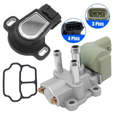 Idle Air Control Valve&Throttle Position Sensor TPS For Toyota Corolla 1.6L 1.8L