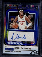 2023-24 Panini Recon Stanley Umude True Potential Signatures RC Blue Auto #/75