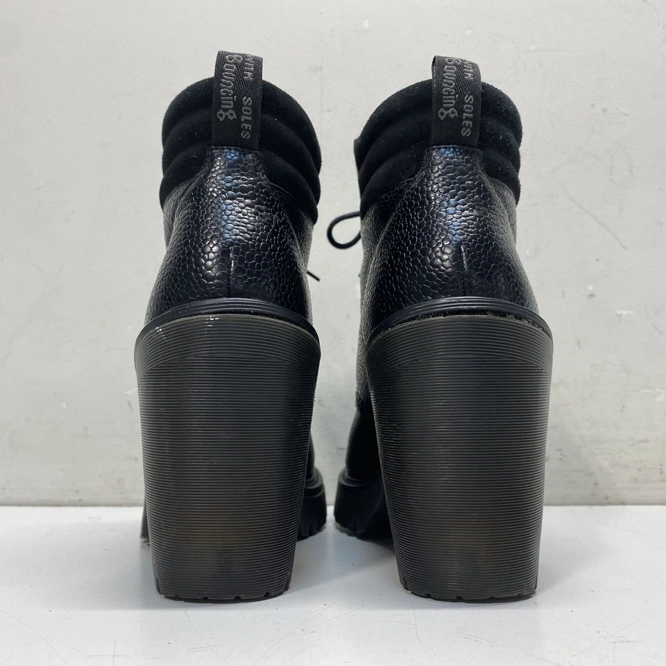 Dr. Martens Persephone Black Leather Lace-Up Boots Women's Size 8 - Image 4 of 4